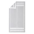 Le Jacquard Francais Bath Club hand towel, grey/white