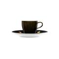 Fürstenberg Auréole - Clair de Lune black espresso cup and saucer