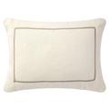 Yves Delorme Croisière beach pillow, ecru