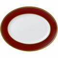 Wedgwood Renaissance Red Platte oval