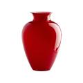 Venini Vase Labuan, H 29 cm, rot