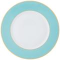 Augarten Wien Colors of Augarten presentation plate, turquoise with gold rim