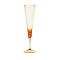 Moser Pebbles Champagne flute, topaz