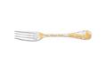 Christofle Jardin d'Eden dinner fork, silverplated & partially gilded