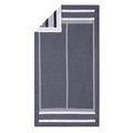 Le Jacquard Francais Bath Club hand towel, blue/white