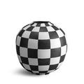 L'Objet Vase Damier, H 30 cm