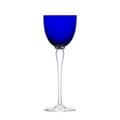 Saint-Louis Amadeus hock glass, dark blue