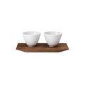 Hering Berlin Pulse set of 2 amuse bouche dishes on tray