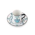 Alberto Pinto Jaipur Aqua Kaffeetasse mit Unterteller
