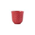 Gien Petits Choux espresso goblet, ruby red