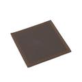Leather glass coaster, chocolate