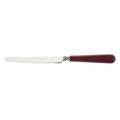 Capdeco Cambridge cherry red, dinner knife, slender blade