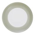 J.L Coquet Hémisphère Kaki-Green flat round platter, medium