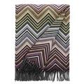 Missoni Home Perseo blanket, brown stripes