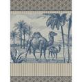 Le Jacquard Francais Dune Dromadaire tea towel, blue