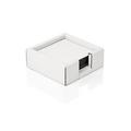 Giobagnara Tao square glass coasters, off white, set of 6
