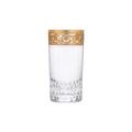 Saint-Louis Thistle Gold highball glass