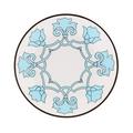 Pinto Jaipur Aqua dessert plate