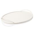 Giobagnara Form oval tray, 43 x 33 cm, off white