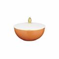 Raynaud Trésor sugar bowl, orange
