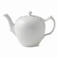 Royal Copenhagen Weiß Gerippt Teekanne