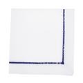 Eri Textiles Hemstitch Navy linen napkins, set of 6