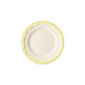 Gien Filets Jaune Citron mini plates, set of 2