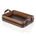 Rabitti 1969 Toiles de Noyer tray, mocha brown