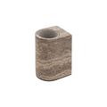 GioBagnara Nobble toothbrush holder, bronze & travertine titanium