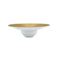 J.L Coquet Hémisphère Gold Teller tief mit Fahne, klein