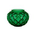 Lalique Languedoc vase, h 12 cm, green
