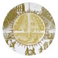Bernardaud Versailles Enchanté dinner plate