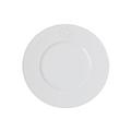 KPM Arkadia dessert plate, white, medallion harvest woman