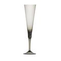 Moser Pebbles Champagne flute, smoke
