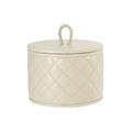 Riviere Runde Box Vanity, elfenbein, klein