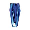 Moser Gema vase, aquamarine/blue