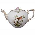 Herend Rothschild Bird teapot, large, motif 3