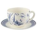 Gien Les Dépareillées Bleu jumbo cup and saucer