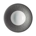 Raynaud Minéral Irisé Dark Grey deep plate with rim
