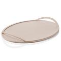 Giobagnara Form oval tray, 43 x 33 cm, stone