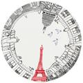 Gien Ca c'est Paris cake platter