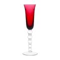 Saint-Louis Bubbles Champagne flute, red