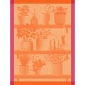 Le Jacquard Francais Herbes Fraiches tea towel, orange