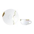 Bernardaud Kintsugi espresso cup and saucer