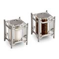 L'Objet Han salt and pepper shakers, platinum