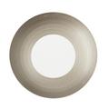 J.L Coquet Hémisphère Grey Metallic pasta plate