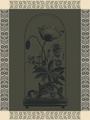 Le Jacquard Francais Geschirrtuch Curiosités Florales, grün