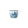 Sieger by Fürstenberg Paraiso Blue single espresso cup (without saucer), coup-shaped