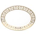 Haviland Tiara Weiß/Gold Platte oval