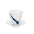 Hering Berlin Ocean conical beaker and saucer, motif sea shell